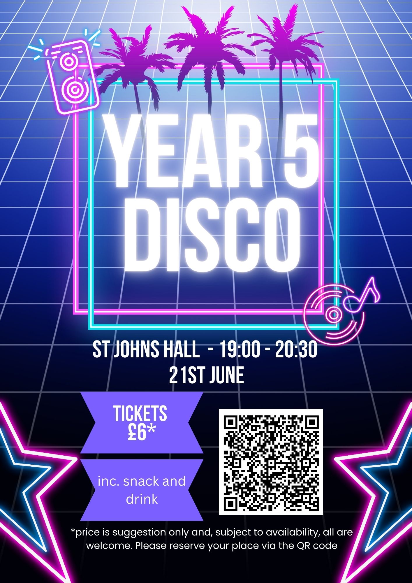 Year 5 Disco poster vs.3