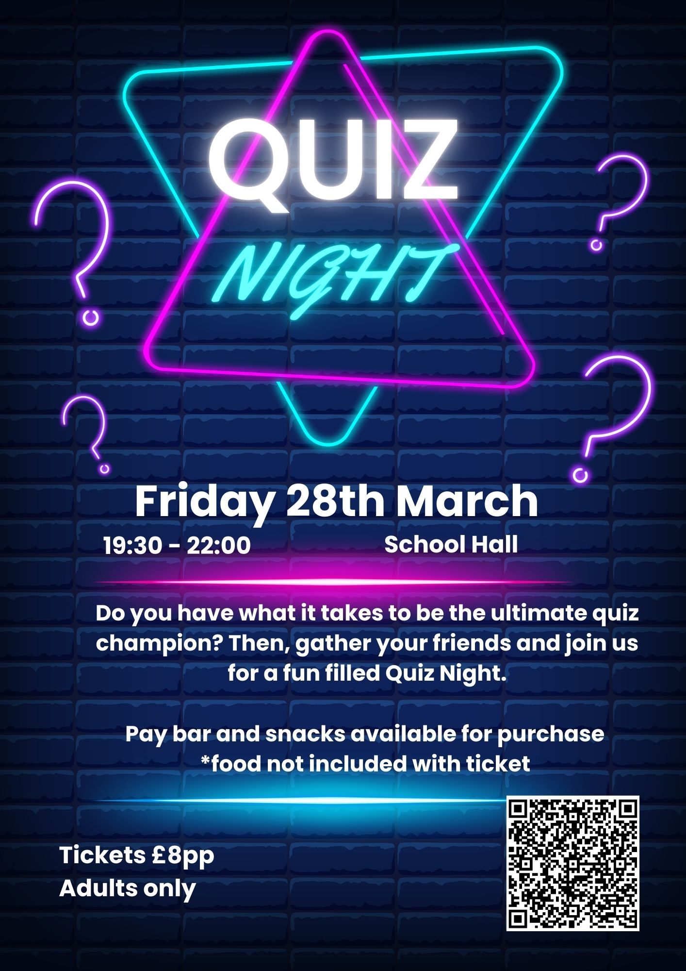 Quiz Night Poster 