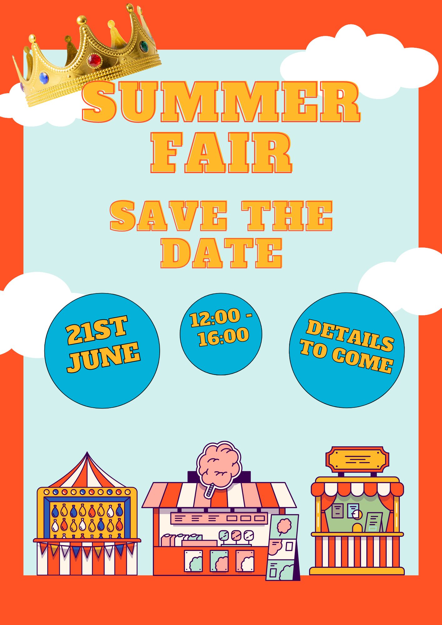 Summer Fair Poster holding page